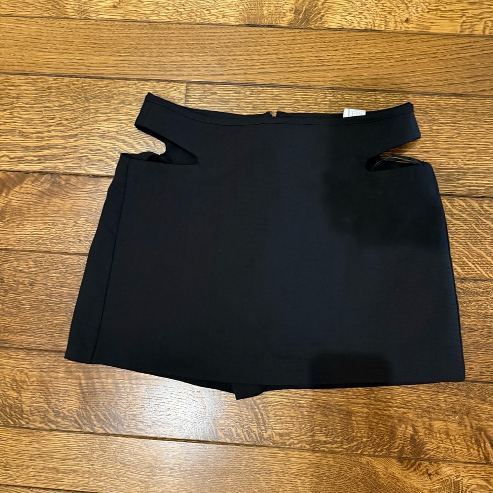 Zara Black Mini Skort